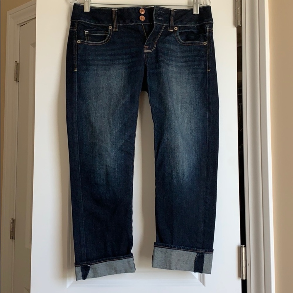 American Eagle stretch jean capris